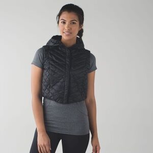 lululemon athletica Black Quilted Puffer Vest
